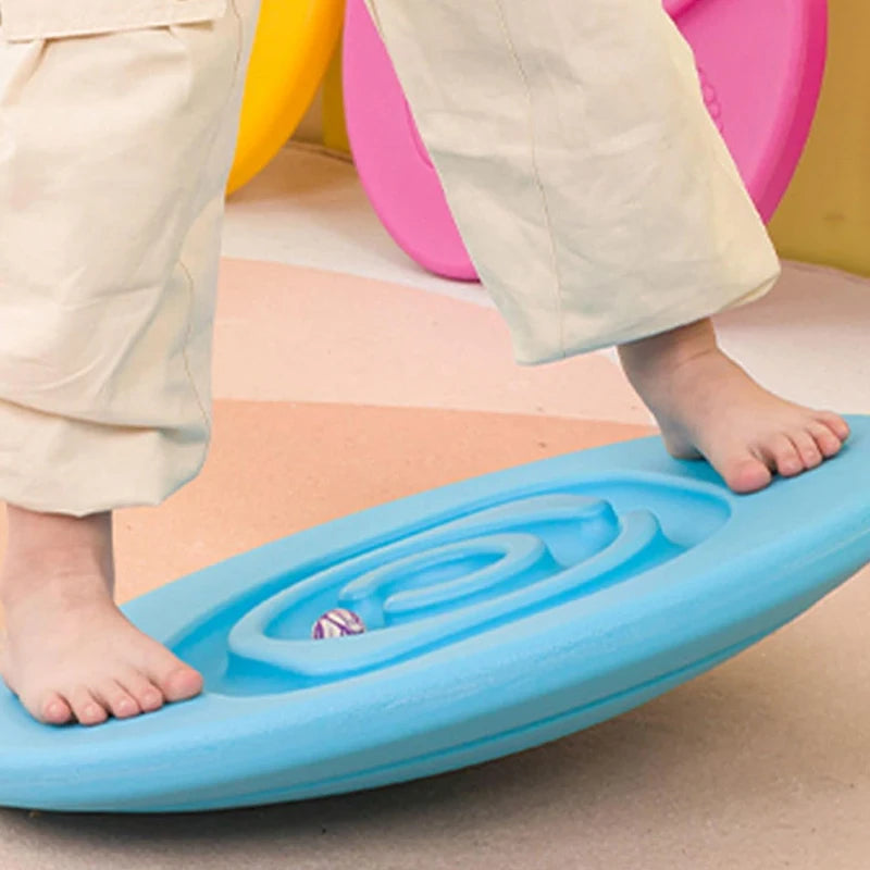 Placa de equilíbrio infantil, equipamento de treinamento de integração sensorial, terapia de autismo tdah, física para necessidades especiais, spiele kinder