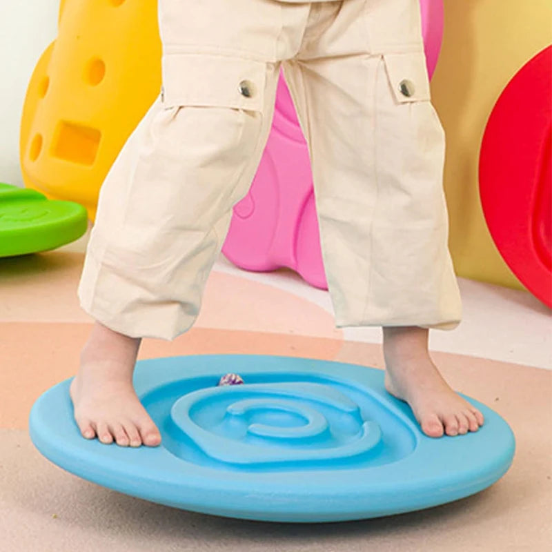 Placa de equilíbrio infantil, equipamento de treinamento de integração sensorial, terapia de autismo tdah, física para necessidades especiais, spiele kinder