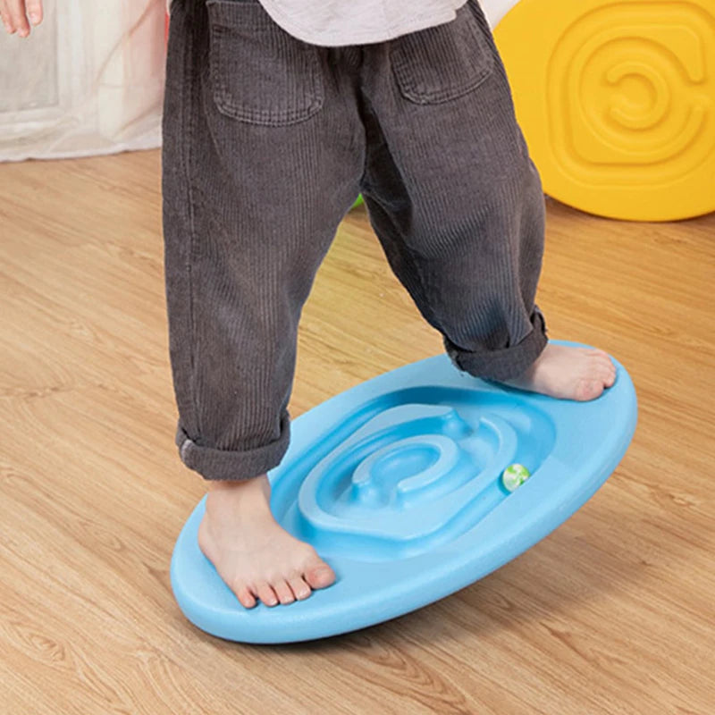 Placa de equilíbrio infantil, equipamento de treinamento de integração sensorial, terapia de autismo tdah, física para necessidades especiais, spiele kinder
