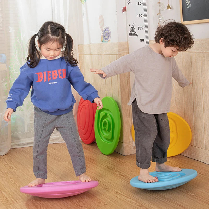 Placa de equilíbrio infantil, equipamento de treinamento de integração sensorial, terapia de autismo tdah, física para necessidades especiais, spiele kinder
