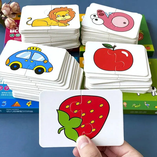 🧠 Cartinhas da Lógica Brilhante™-meninos e meninas, 32 peças